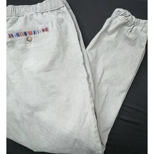Wowie Pants Men's XL 36x30 Gray Cotton Stretch Joggers Drawstring Aztec